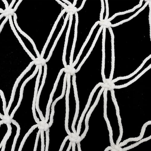 Filet de rangement en macramé pour libérer l'espace au sol de la chambre - 4