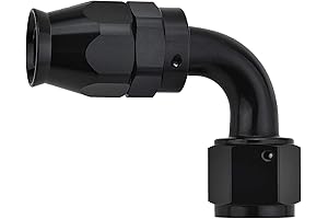 EVIL ENERGY 8AN PTFE Fitting, 90 Degree