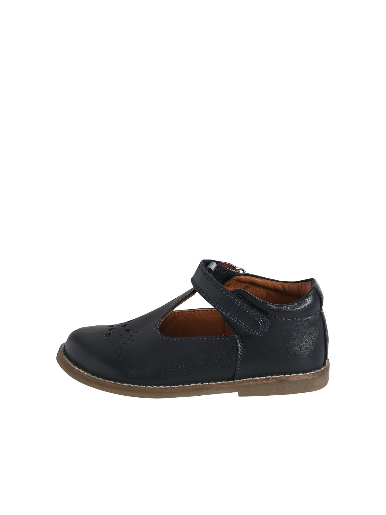 Vertbaudet Spangenschuhe aus Leder Mädchen, Klett