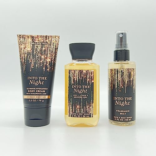 White Barn Into The Night Travel Size Set (Mist+Cream+Shower Gel)