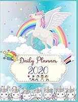 Daily Planner 2020: Daily Planner 2020 For Unicorn Lovers - daily planner with to do list for organization - daily planner with hourly schedule - daily planner 2020 each day full page - daily planner 1677959754 Book Cover