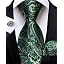 Green and Gold Paisley