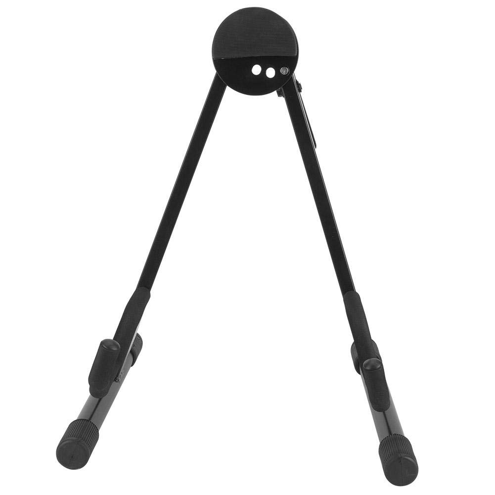 Soporte portátil para guitarra, soporte de marco para guitarra con almohadilla de espuma, accesorio para instrumentos musicales para el hogar, iglesias, 35,5 x 30,5 x 39,9 cm