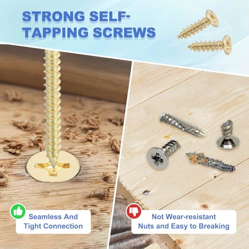 Tornillos autoperforantes ST2x8mm cabeza pan 500 piezas miniatura 5