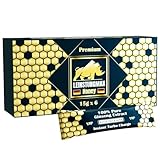 Miel Leinstungmax de qualité supérieure – 100 % pur avec Vitamine C, Extrait de Tribulus, Extrait de Fenugrec, Ginseng | extra fort, application immédiate pour les moments