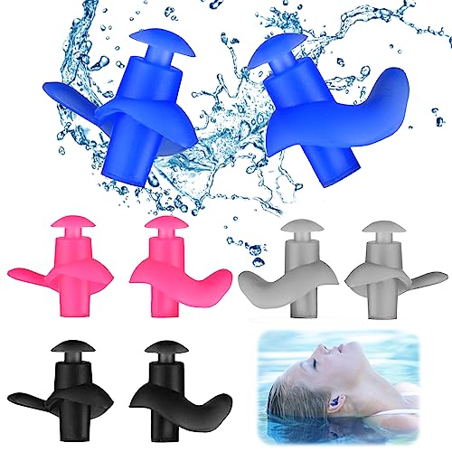 Doppia protezione impermeabile: I nostri tappi per le orecchie mantengono stabilità e tenuta sicura anche durante attività ad alta intensità, eliminando ogni preoccupazione relativa all'ingresso di acqua. I nostri tappi per le orecchie da nuoto possono ridurre efficacemente l'interferenza del rumore nell'acqua