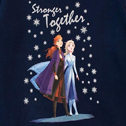 Disney Girls Frozen Sweatshirt Blue Size 7 #TOP1