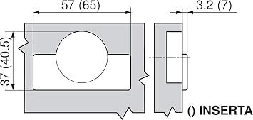 Blum - BL-71T5550 120 Degree Self Closing Screw On Straight CLIP Top Hinge