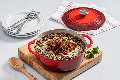 Le-Creuset-Enameled-Cast-Iron-Shallow-Round-Oven-275-Qt-White