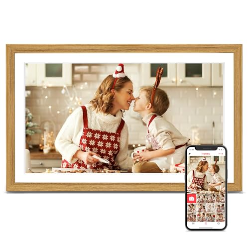 Digital Picture Frame, Frameo 15.6 Inch Large Digital Photo Frame WiFi, 1920 * 1080 IPS FHD...