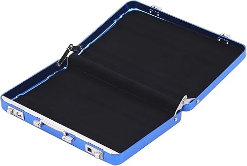 Miniatura 4 de Duckart Organizador de tarjetas de visita, mini maleta de disfraz de aluminio, maletín de utilería para negocios, crédito bancario, caja de tarjetero