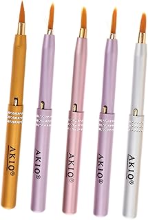 Beavorty 5pcs Retractable Lip Brush Glossy Lip Gloss Makeup Applicators Makeup Lipstick Lip Brush for Lipstick Lip Balm Applicator Retractable Lipstick Brush Makeup Use Lipstick Brush Tool