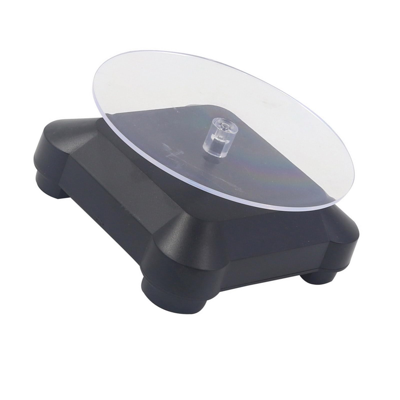 Tsophreniq 360 Degree Rotating Display Stand for Collectible Figurines and Miniature Model with Quiet Motor for Action Figure Model Display Holder