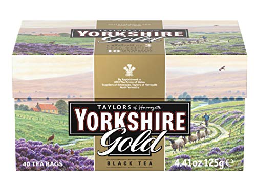 Image of Yorkshire Tea, Gold, Black Tea Bags, 40ct (Pack of 5)