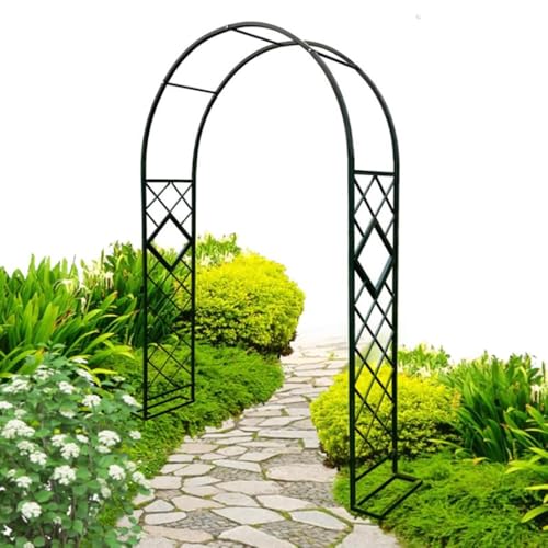 Treillis d'escalade Pera grande arche de jardin métallique pour plantes