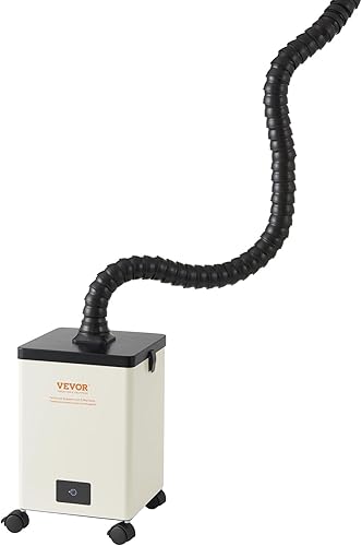 Miniatura 12 de VEVOR Extractor de humos de soldadura, extractor de humo de soldadura de 150 W con filtros de 3 etapas, 332 m³/h absorbente de humo de succión