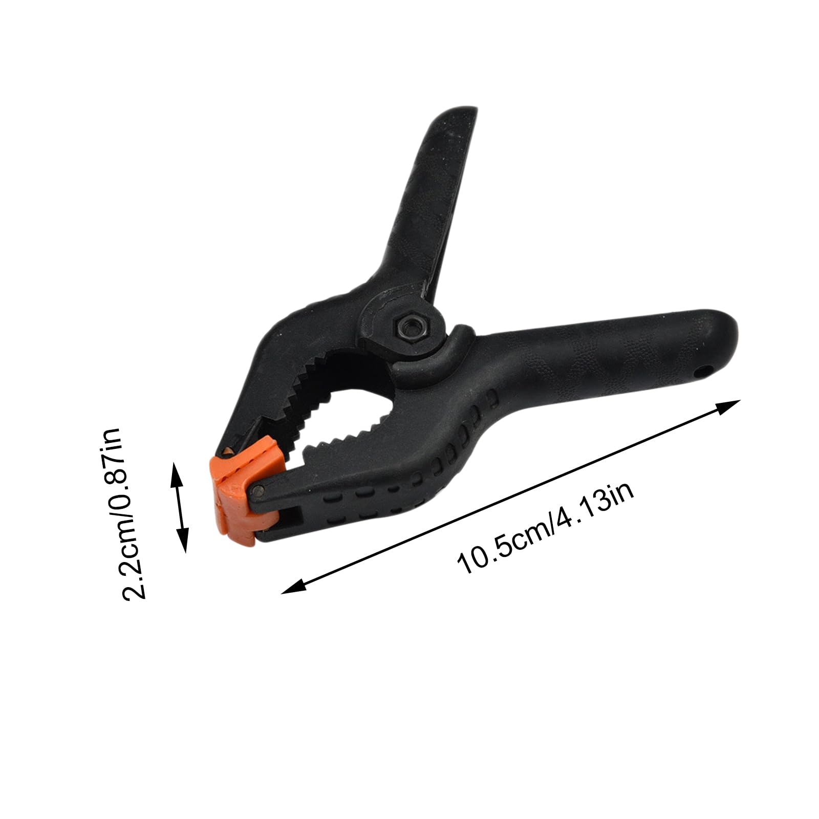 YIXISI - Lot De 9 Pinces à Ressort 7.6cm - Nylon Noir - Pour Bricolage, Photo, Artisanat