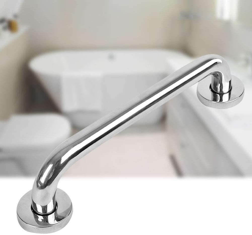 Barra de apoyo de seguridad, Barra de apoyo de baño de Acero inoxidable, 300/400/500 mm, pasamanos rectos de seguridad antideslizantes para baño con tornillos fijos/500 mm ()