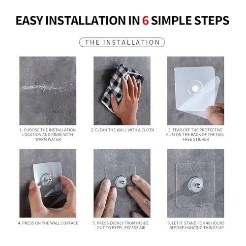 Image of 22 PCS No Drilling Required Screw Head Buckle Frame Hanger Kit,Strong Stickiness,Picture Hanging kit,Picture Hanging Hardware Kit, Picture Hanging Tool, Picture Hangers