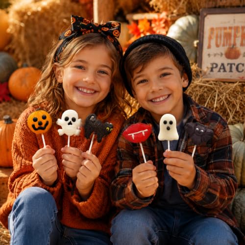 Fruidles 12-Count Halloween Lollipop Suckers Candy, Spooky Candies, Great for Halloween Goody Bag Fillers, for Trick or Treating Individually Wrapped 20-Gram Pops (12-Pack) - image 7