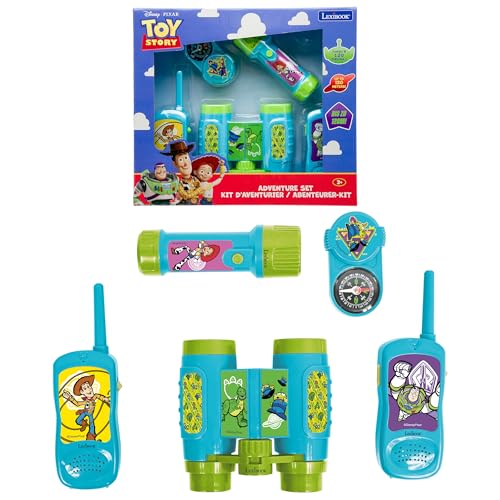 Kit de walkie-talkies Toy Story Lexibook de color azul y verde RPTW12TSLXB