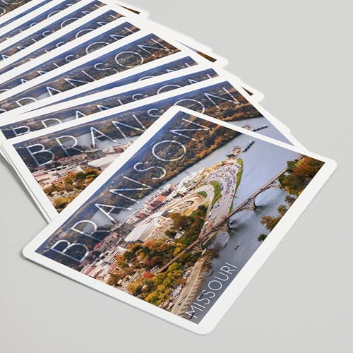 Baraja de cartas Branson Missouri Ozarks Póker 52 miniatura 5