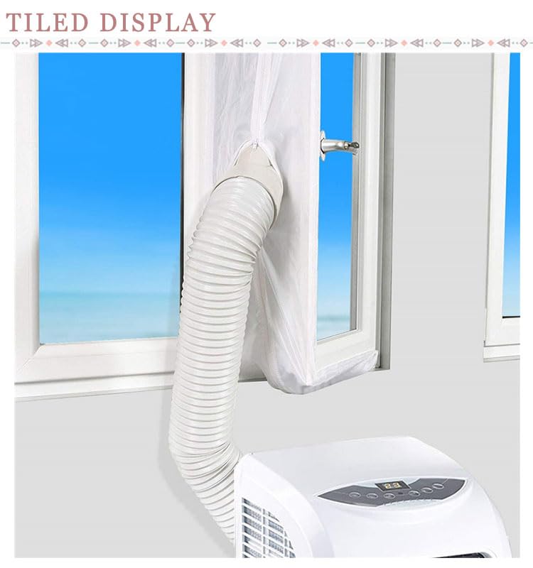 窓用エアコン ホワイト 排気ダクト付き EENOUR 生活家電・空調 窓用エアコン ホワイト 排気ダクト付き