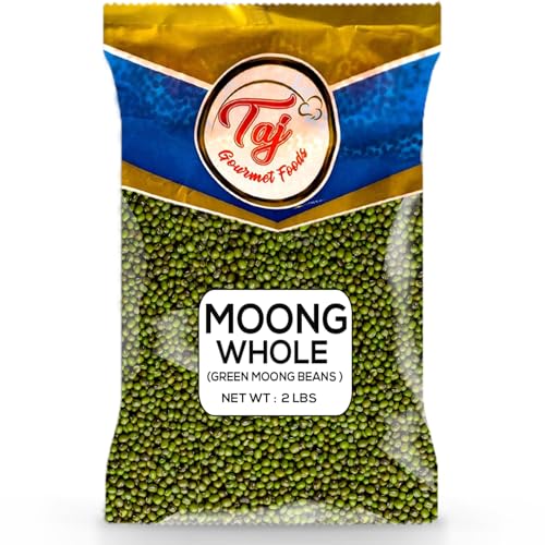 TAJ Moong Whole 2-Pounds (Sprout Ready) Whole Mung Beans