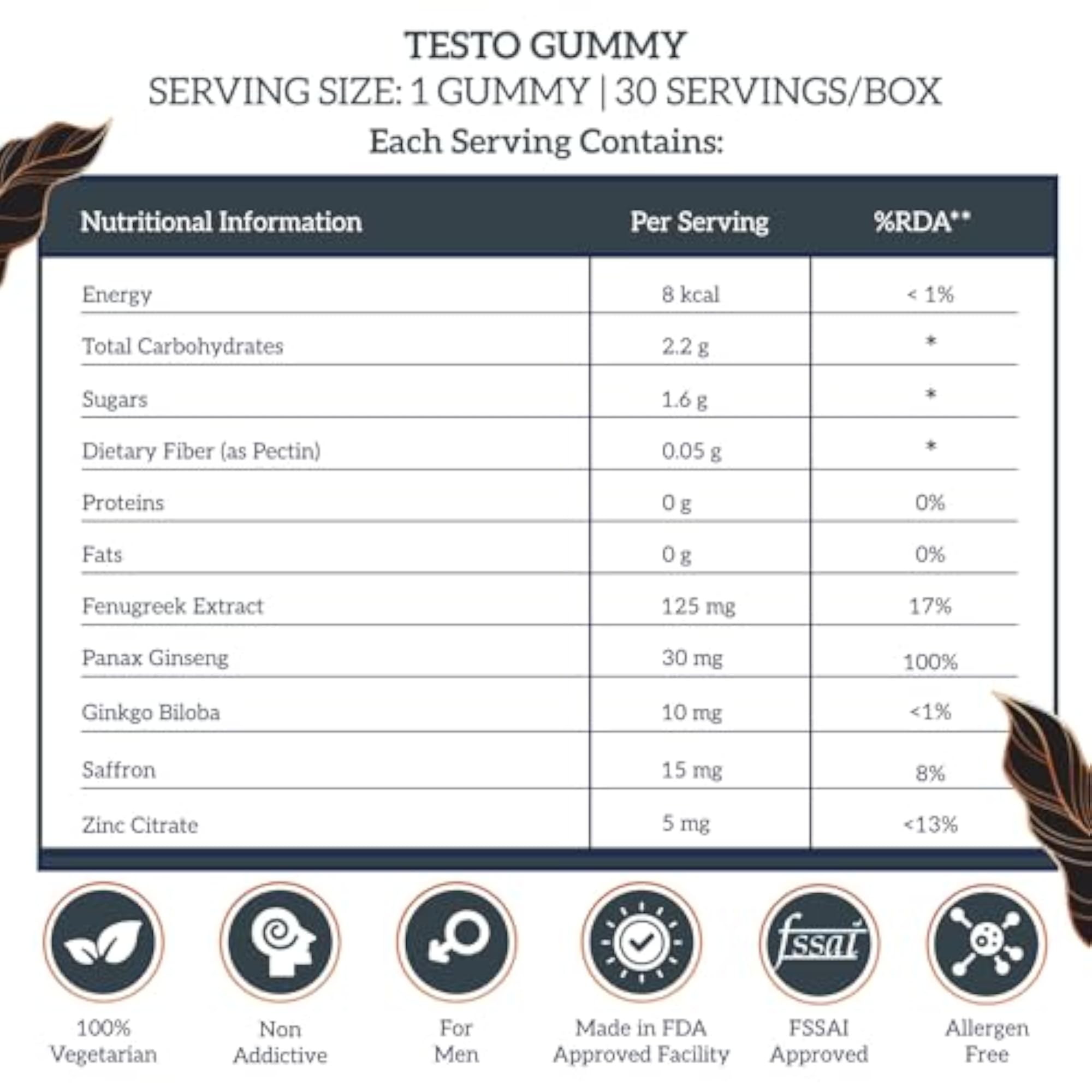 Ashwagandha & Vitamin D Energy Gummies for Performance