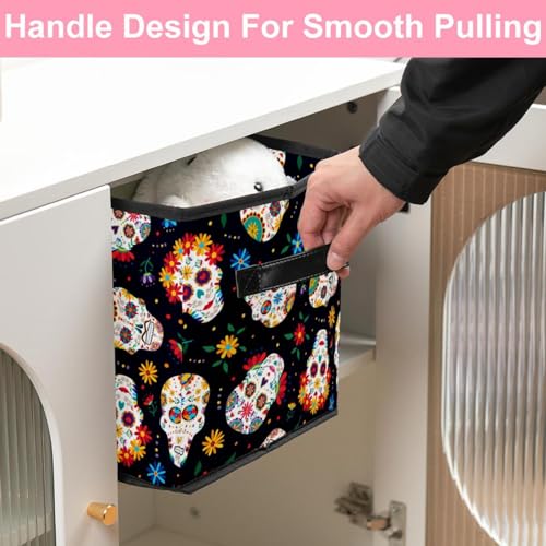 Boîte de rangement en tissu cube pour optimiser les placards de chambre - 7