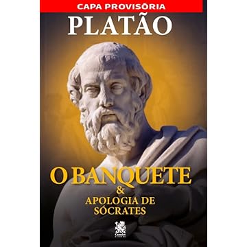Capa do livro O Banquete - Platão: Capa Especial + marcador de páginas