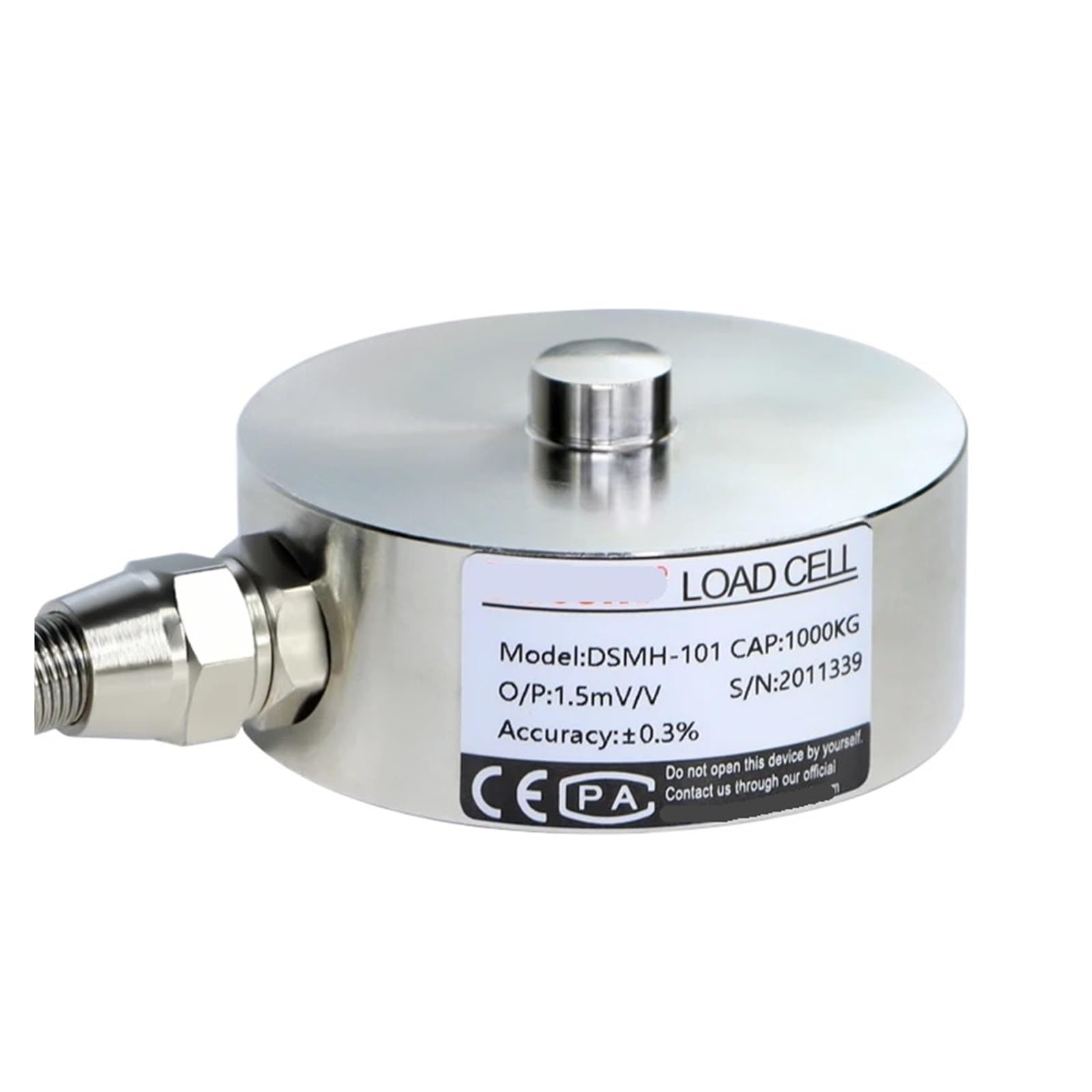 EAHWCXSD Button Weighing Sensor Pressure Point Load Cell 50KG 200KG 1000KG 5ton 10T(100KG)