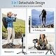 SIRUI P-325FL Carbonfaser Einbeinstativ mit Füßen,170 cm professionelles Monopod, tragbar und leicht Kamerastativ für DSLR-Kameras, max. Traglast 10 kg