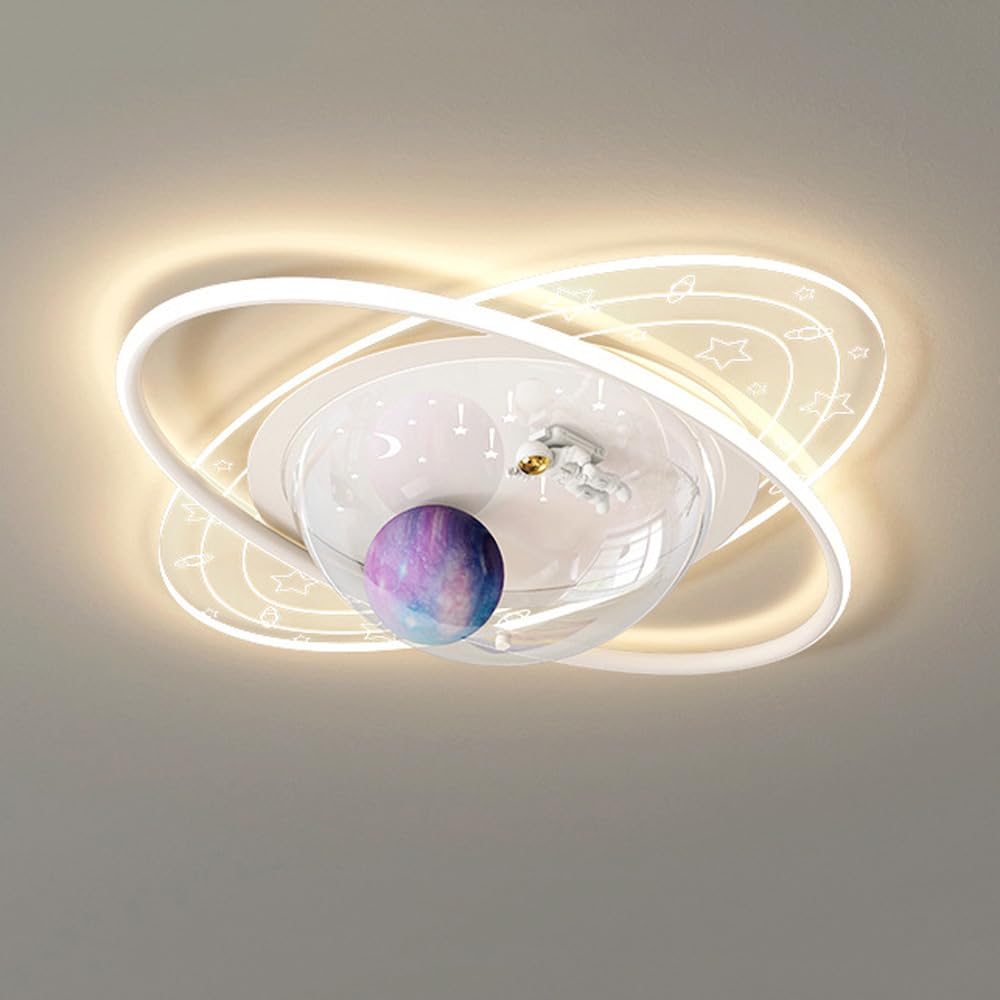 Plafonnier astronaute grand format pour créer une chambre spatiale