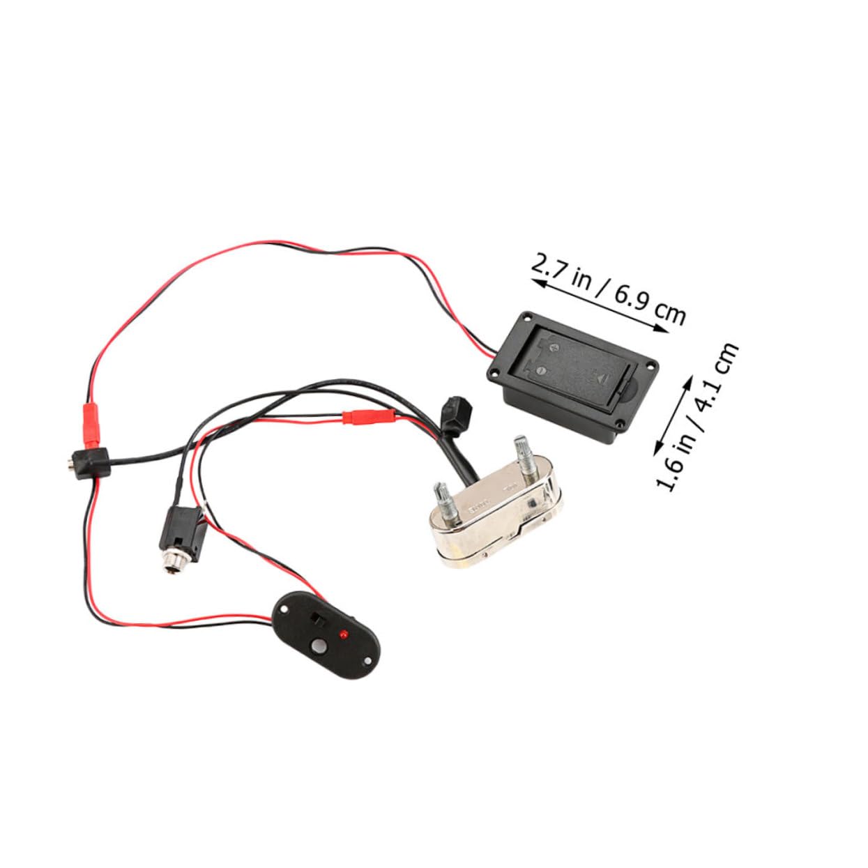 SHOWERORO Cello Sound Pickup Preamp Bass Preamp Kit for Cello Players Easy to Install