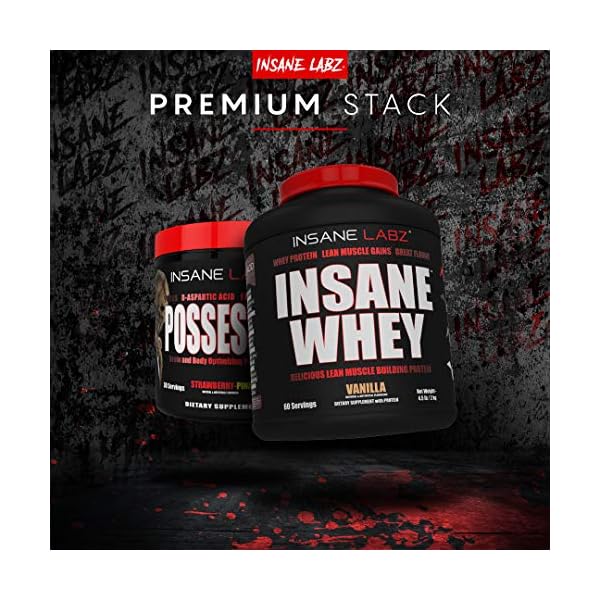 Insane Labz Insane Whey,100% Muscle Building Whey Isolate Protein, Post Workout, BCAA Amino Profile, Mass Gainer,Meal Replacement,Kosher and Halal Approved, 5lbs, 60 Srvgs, Chocolate - Image 6
