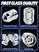 Locking Lug Nuts，M12×1.25 Wheel Locks，5 Locks and 2 Key Wheel Locks Lug Nuts for Q70，Q50，G37，370Z，350Z,Altima,Sentra/WRX，Outback，Legacy，BRZ