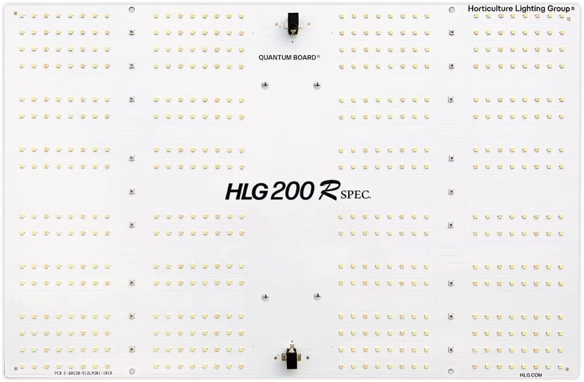 Horticulture Lighting Group HLG 200 Rspec 196w 120 Volt Quantum Board LED Grow Light