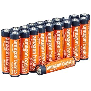 Amazon Basics AAA Alkaline Batteries Pack of 20