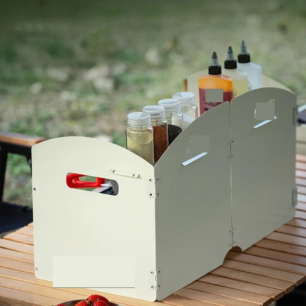 Estufa De Gas Plegable for Camping, Parabrisas Con Capa Almacenamiento, Quemador Cocina, Deflector Viento, Luz, Accesorios Portátiles for Acampar Para camping