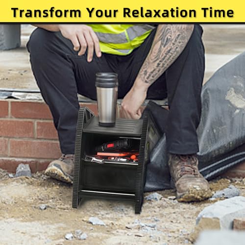 image for MARKETTY Ladder Leveler, Pitch Hopper, Ladder Stabilizer with Storage,