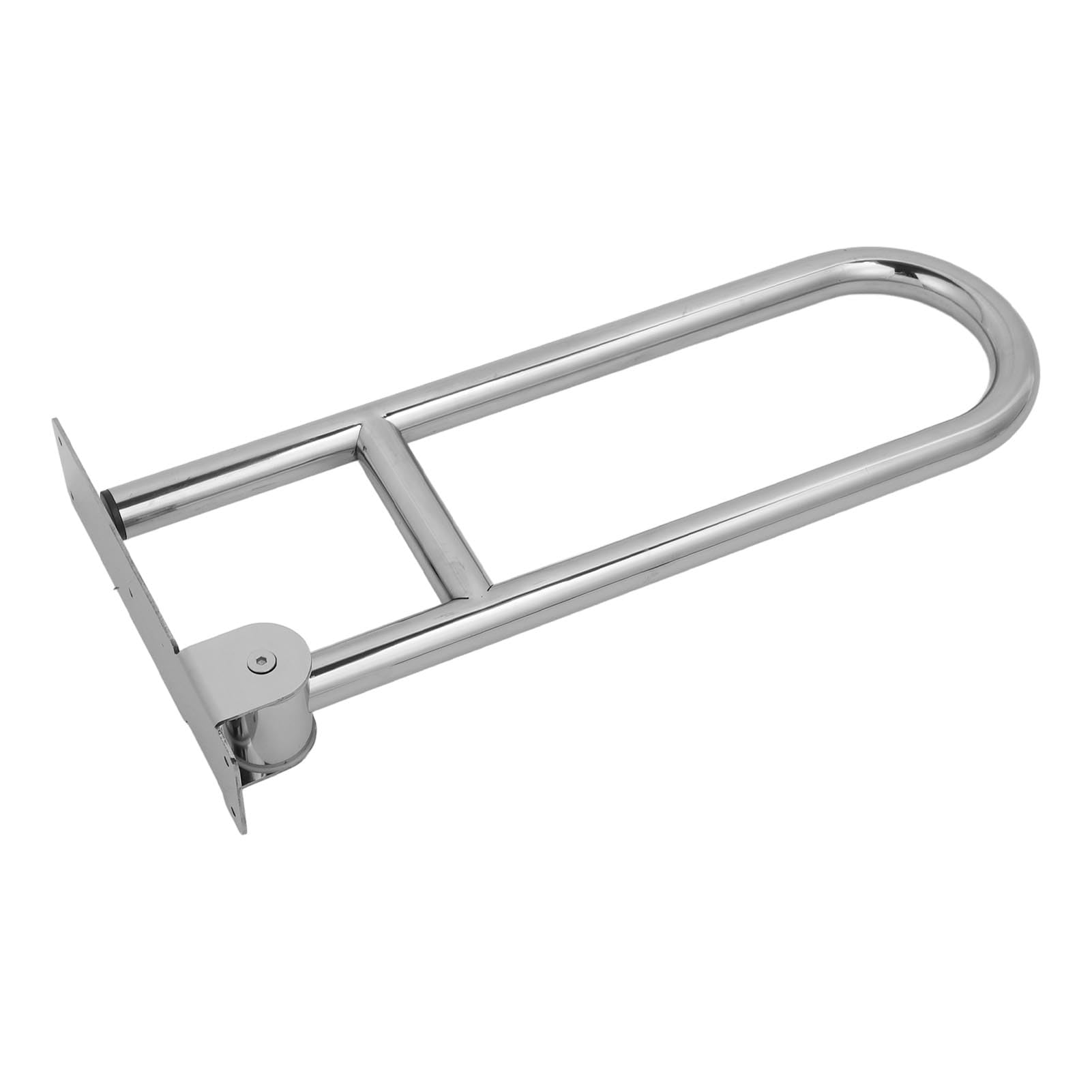 Barras de Apoyo para Inodoro de Acero Inoxidable, Barra de Seguridad Abatible para Discapacitados para Personas Mayores, Ayuda para Ducha de Baño con Agarre Texturizado,