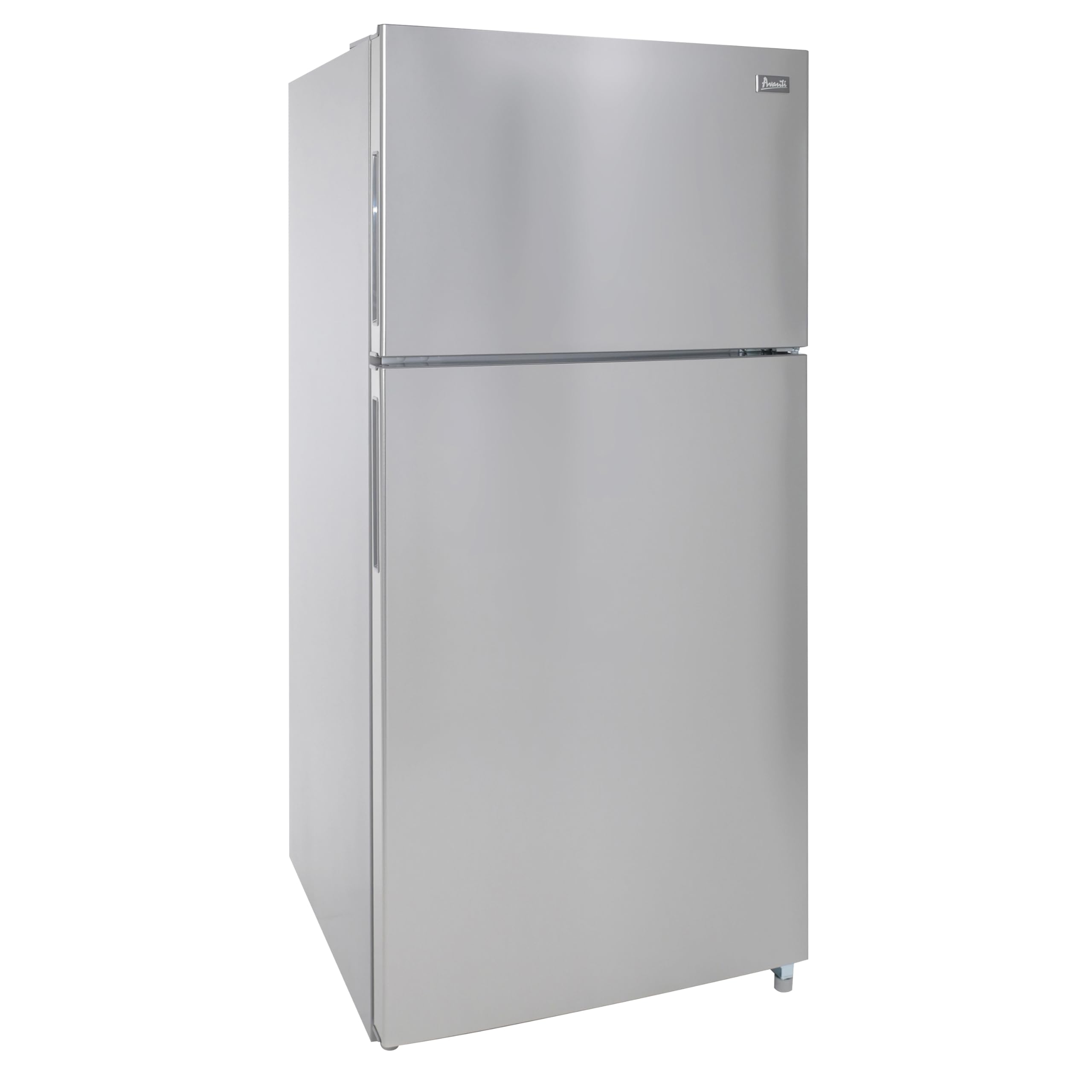 Avanti Apartment Refrigerator Freestanding Dual Door Design Fridge With Top Freezer, Adjustable Electronic Control And Frost Free Defrost, For Condo, House, & Small Kitchen, 18-Cu.Ft, Stainless Steel on Fridge.com - View 4