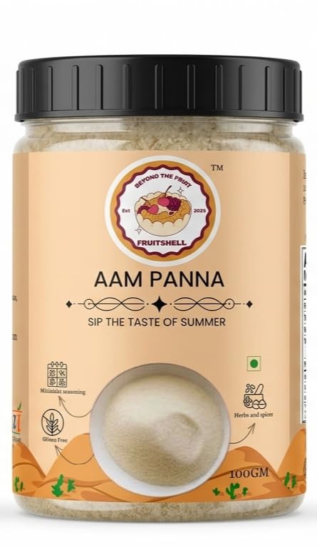 FruitShell Aam Panna Powder Raw Mango Drink Mix, 500g | Tangy & Sweet Flavour, Just Add Cold Water, Summer Beverage, Hygienically Packed, Home, Office & Travel-image-19