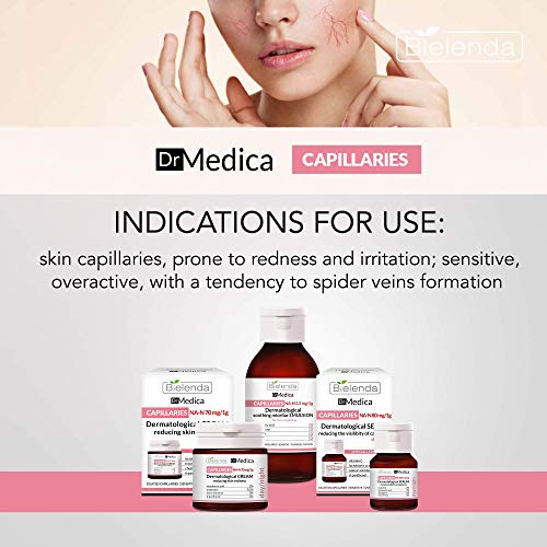 Bielenda Dr Medica - Effectively Reduces The Visibility Of Capillaries, Brightens Discolorations - Dr Medica Capillary Skin Dermatologic Anti-Redness Face Serum Day/Night - 30 ml - Image 4