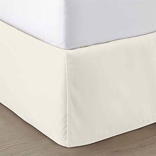 SGI Bedding 12 inch Drop Bed Skirt Ivory