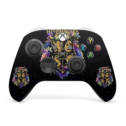 Head Case Designs Officially Licensed Harry Potter Hogwarts Crest Graphics Vinyl Sticker Gaming Skin Decal Cover Compatible With Xbox Series X/S Controller