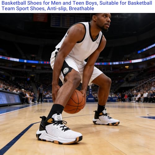 Image of Beita High Upper Basketball Shoes for Men Sneakers Breathable Sports Shoes Anti Slip