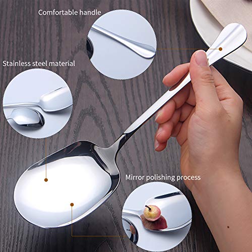 HUYIWEI 2 cucchiai da portata in acciaio inox con