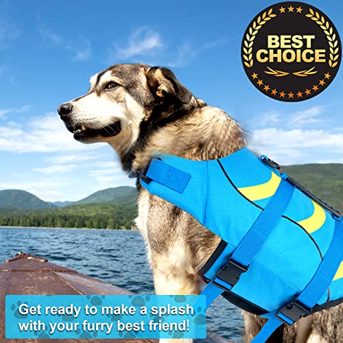 Fragralley Shark Dog Life Jacket, Adjustable Dog Life Vest With Shark Fin, Suit For Small Medium Large Dog Life Vest For Swimming And Boating #TOP1
